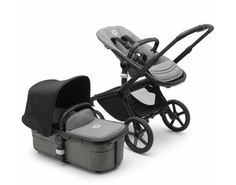 Коляска 2 в 1 Bugaboo Fox 5 Black, Grey Melange, Midnight Black