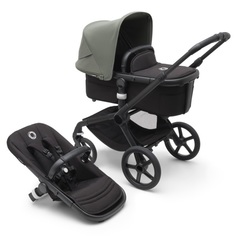 Коляска 2 в 1 Bugaboo Fox 5 BLACK/MIDNIGHT BLACK/FOREST GREEN в комплекте