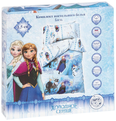 Постельное бельё 1,5 сп Холодное сердце бязь Disney