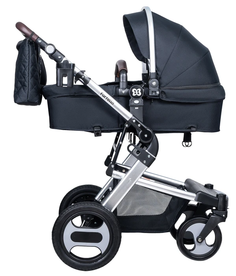 Коляска трансформер Farfello Diamond All-season, Чёрный