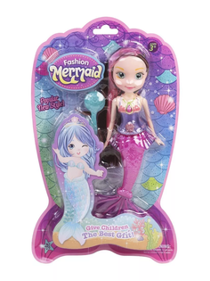 Игровой набор Наша Игрушка Красотка, кукла-русалка 23см., 1шт. в ассорт.арт. 802572
