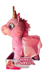 Мягкая игрушка IQchina единорог Wonder Wings Unicorn розовый