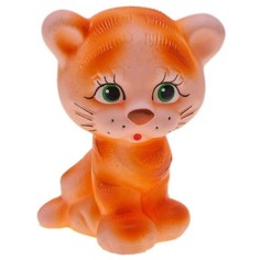 Резиновая фигурка "Тигр", Кудесники, игрушка для купания, высота 8 см. ПКФ «Игрушки»