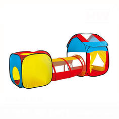 Детский игровой домик-палатка Panawealth двойной с тоннелем 5008