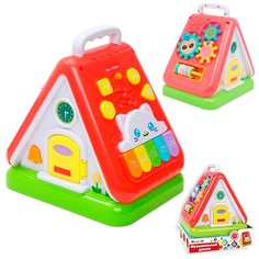 Игрушка на батарейках 0295E-ZYE Музыкальный домик, русск. озвуч. мелодии, сказка Zhorya