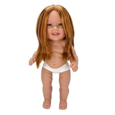 Кукла Manolo Dolls виниловая Diana без одежды, 47см в пакете, 7309A1,
