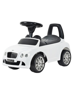 Машина-каталка Rich Family Bentley Continental GTC V8 со звуковым сигналом 326 белый