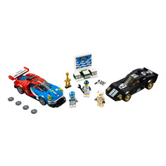 Конструктор LEGO Speed Champions 216 Ford GT & Ford GT4 1966 (75881)