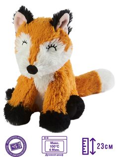 Игрушка-грелка Warmies Medium Лисичка, Orange JUN-FOX-1