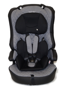 Автокресло Teddy bear группа 123(9-36кг) 513RF Люкс серо-черный