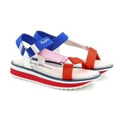 Сандалии Pepe Jeans London ALEXA TREK PGS90158 цв. красный р. 38