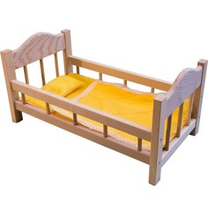 Кроватка для кукол №14 Ясюкевич, 48-24-23 см