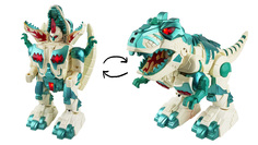 Робот трансформер Defa Toys динозавр Tyrant Dragon на пульте управления, Свет, звук, пар
