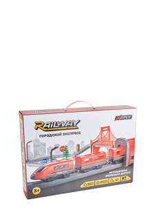 Железная дорога XRACE 201295996 Городской экспресс на батарейках 67 дет