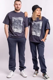 Футболка детская Batik 002_ВБ, Графит, 146 Батик