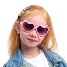 Очки солнцезащитные детские "OneSun", uv 350, линза 5 х 6 см, ширина 13 см, дужка 13 см, м