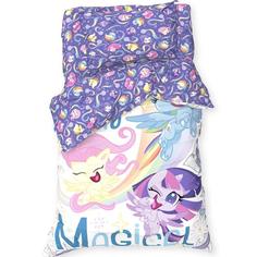 Постельное бельё 1,5 сп Magical My Little Pony 143*215 см, 150*214 см, 50*70 см -1 шт Hasbro