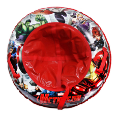 Тюбинг - надувные сани Marvel Мстители автокамера, глянцевый пвх 500 гр/кв.м., 120 см
