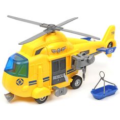 Вертолет фрикционный Drift 1:16 Coast Guard Helicopter со звук. и свет. эффектами 70801