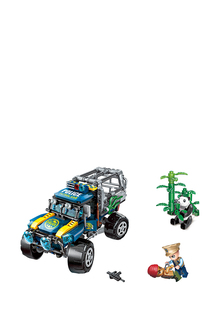 Конструктор Kari Land KC1920 Jungle POLICE Спасение большой панды