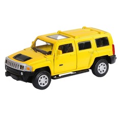 Машина металлическая, инерционная Hummer H3, цвет: желтый Hoffmann