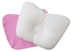 Подушка «Бабочка-Плюс» Smart Textile для малышей 27х21х7 см, розовая