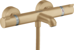 Термостатический смеситель для ванны Hansgrohe Ecostat Comfort 13114140 бронза
