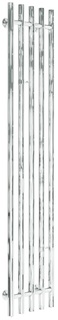 Полотенцесушитель ЭЛЕКТРИЧЕСКИЙ TERMAX I-обр. Вертикаль 290х1200 3/4" нерж. 5 стоек