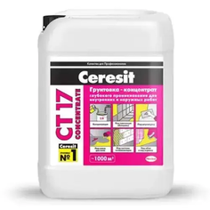 Грунтовка концентрат CERESIT Ct 17 Concentrate 10л