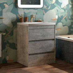 Тумба для комплекта Art&Max Family 60, напольная, Cemento Veneto