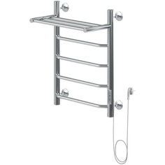 Aquanet Полотенцесушитель электрический Aquanet Fiona 60х50 Тэн R с полкой