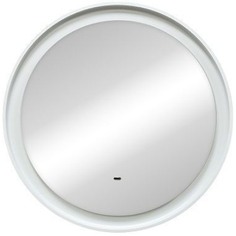 Круглое зеркало Art&Max Napoli 60 белое AM-Nap-600-DS-F-White