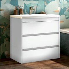 Тумба для комплекта Art&Max Family 75, напольная, Bianco Lucido
