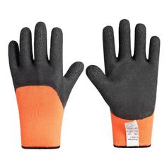 Перчатки защитные от статического электричества Чибис ШЛ ПАН, с латексным покрытием, оранж No Brand