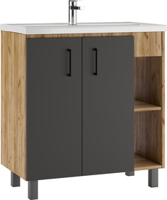 Тумба под умывальник Домино "Фостер 80" Craft без ящика