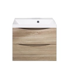 MARINO База под раковину подвесная с двумя выкатными ящиками, Rovere Bianco, 700x450x500, Bel Bagno