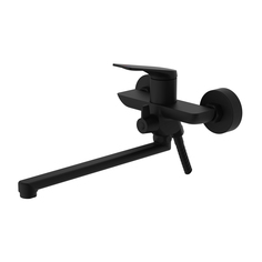 Смеситель для ванны OSGARD SOLEN BLACK 58223 с длиннным изливом, аксессуарами Черный