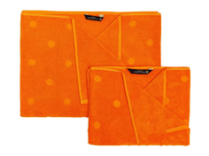Полотенце банное отельное (70140; махра 450гр) BON-PARY orange Хлопковый Край