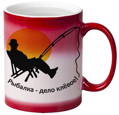Кружка CoolPodarok Рыбалка дело клевое