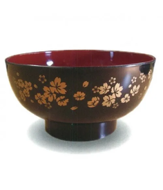 Пиала "Восточная Сакура", 12 см 4 шт. Japan Kurouchi