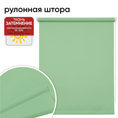 Штора рулонная Уют 62.РШТО.7513.090х175 90x175 см светло-зеленая