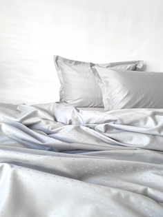 Комплект постельного белья COMFORT JACQUARD PLATINA размер евро цвет серебристый