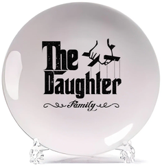 Тарелка CoolPodarok Прикол Семья The daughter Дочь