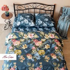 Комплект постельного белья 2-x спальный бязь Mia Cara Цветочный вернисаж