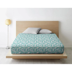 Простыня на резинке Ночь Нежна Тропики комп. 7537-2 Бязь . 200х200х20