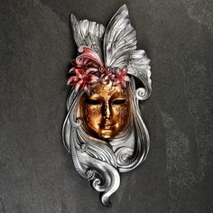 Венецианская маска "Лилия" бронза, 51см Хорошие сувениры