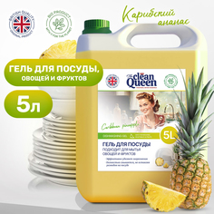 Средство для мытья посуды Clean Queen Карибский ананас 5 л