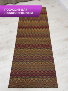 Коврик гобеленовый Bacchetta интерьерный на резиновой основе 65х250см