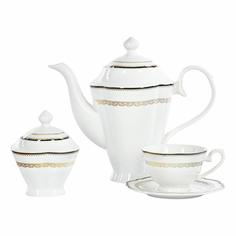 Чайный сервиз Macbeth bone porcelain Gala day 6 персон 14 предметов