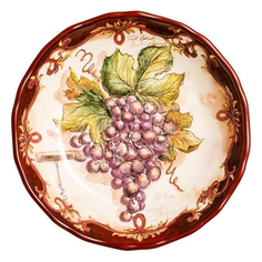 Салатник Certified International Виноделие красный виноград 21 см